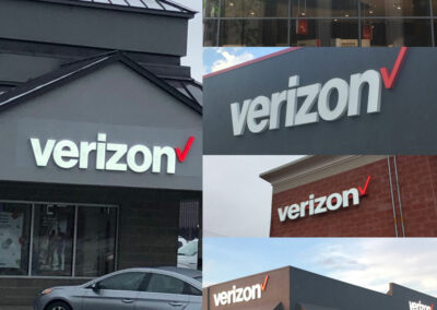 Standout Signage For Verizon Wireless